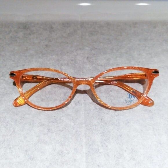 Womens Bon Vivant Coral Designer Cat Eyeglass Frames Never Worn Handmade Italy - Picture 5 of 6